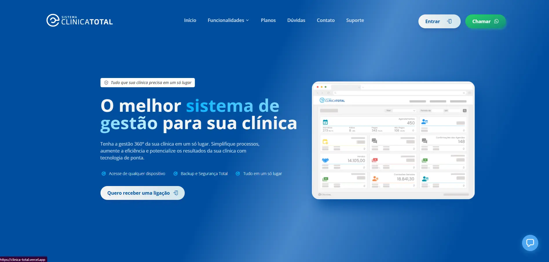 Clínica Total — screenshot